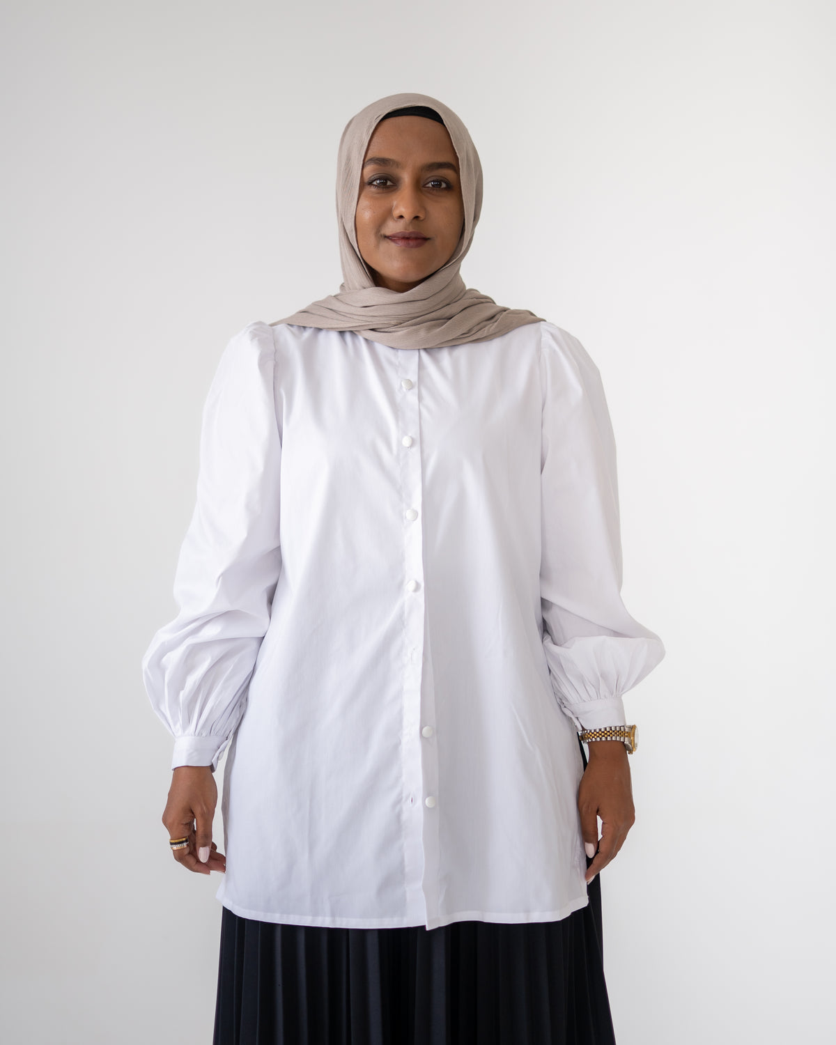 TILA Signature Puff Shirt