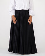 TILA Plissé Skirt - Black